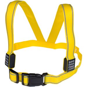 Save Lives Now Flash Led Light Vest Rechargeable Yellow L, Yellow