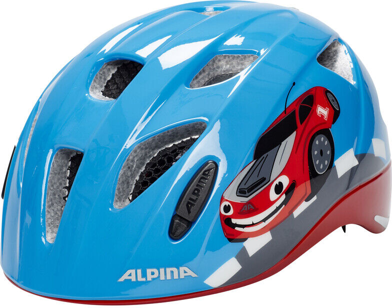 Alpina Ximo Flash Hjelm Barn Blå 49-54cm 2022 Barn- og juniorhjelmer