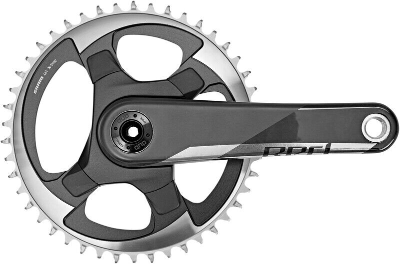 SRAM RED 1 D1 DUB Veivsett 46 Tenner Svart 172,5mm 2021 Kranksett