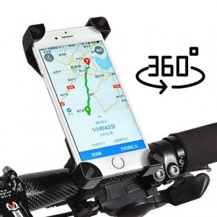 RockBros mobiltelefonholder sykkel - Svart