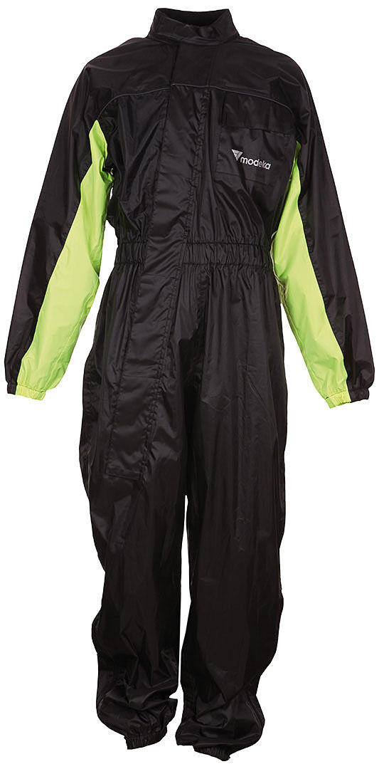 Modeka Black Rain Regn dress 1-fred XL Svart Gul