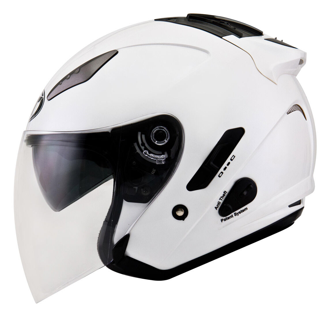 KYT Hellcat Plain Jet Helmet Jet Hjelm XL Hvit