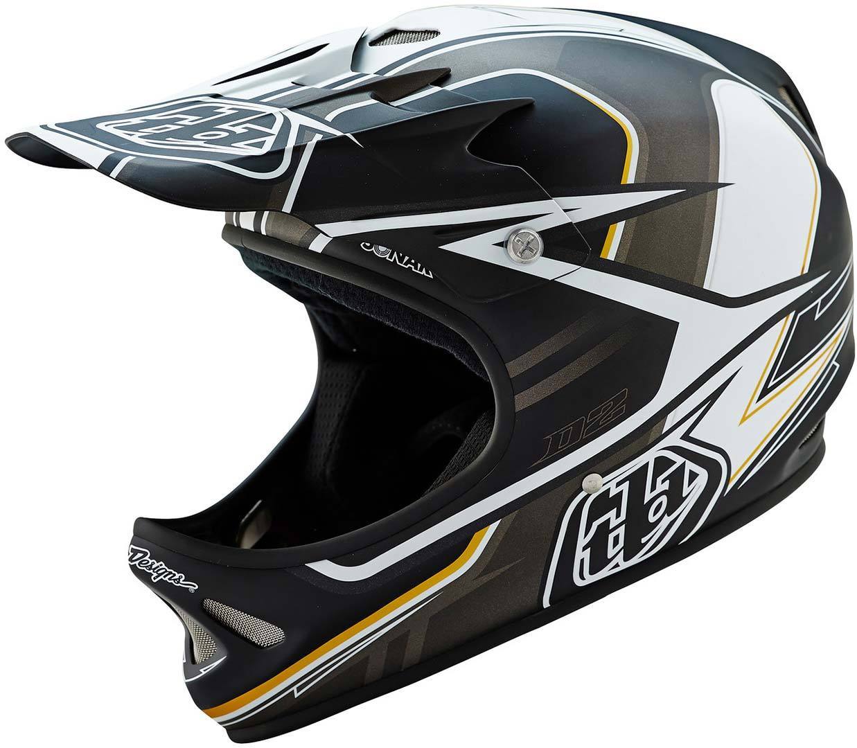Troy Lee Designs D2 Sonar Downhill Helmet Downhill Hjelm M L Svart