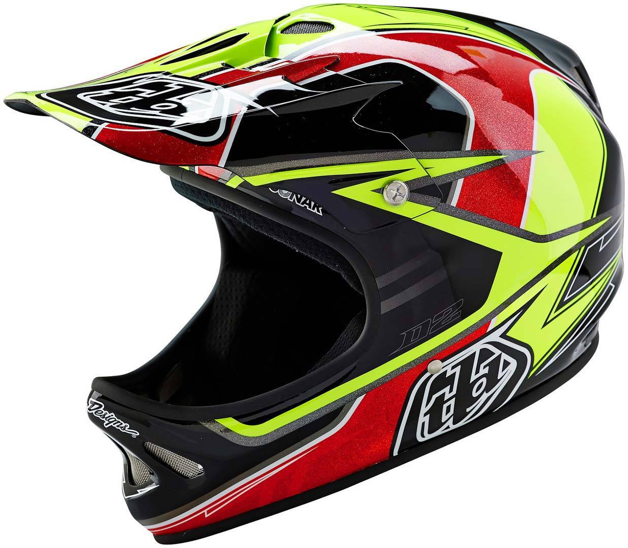Troy Lee Designs D2 Sonar Downhill Helmet Downhill Hjelm M L Gul