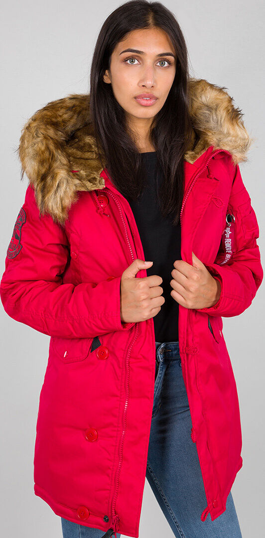 Alpha Industries Explorer Ladies Jacket XS Rød