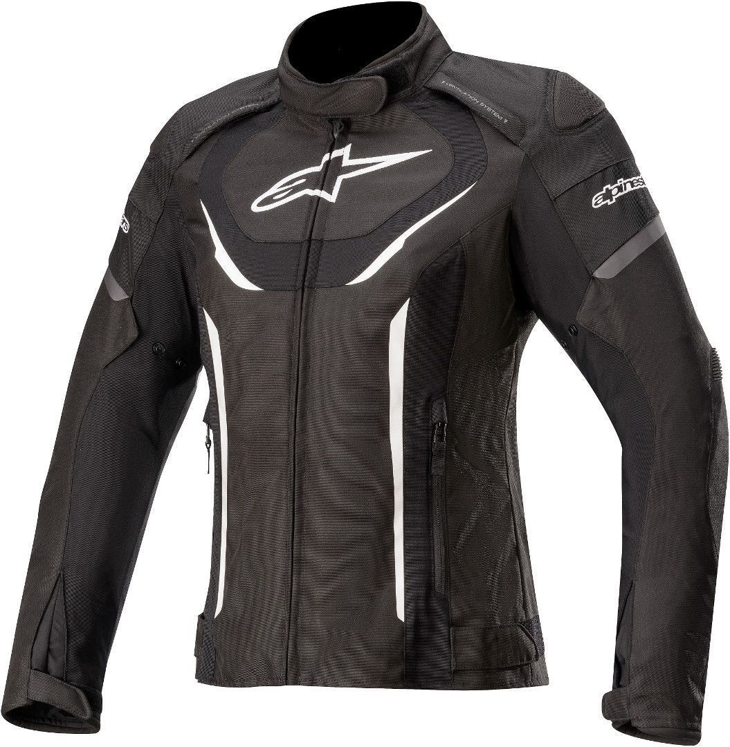 Alpinestars Stella T-Jaws V3 Vanntett Ladies motorsykkel tekstil jakke M Svart Hvit