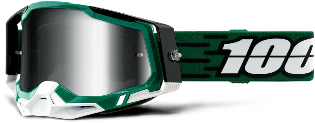 100% Racecraft II Milori Motocross briller en størrelse Svart Grønn