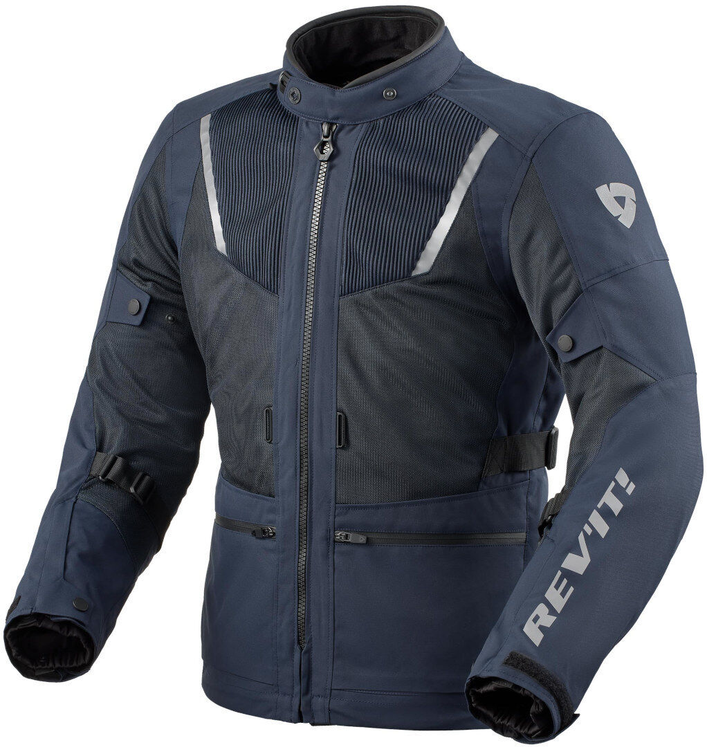 Revit Levante 2 H2O Motorsykkel tekstil jakke L Blå
