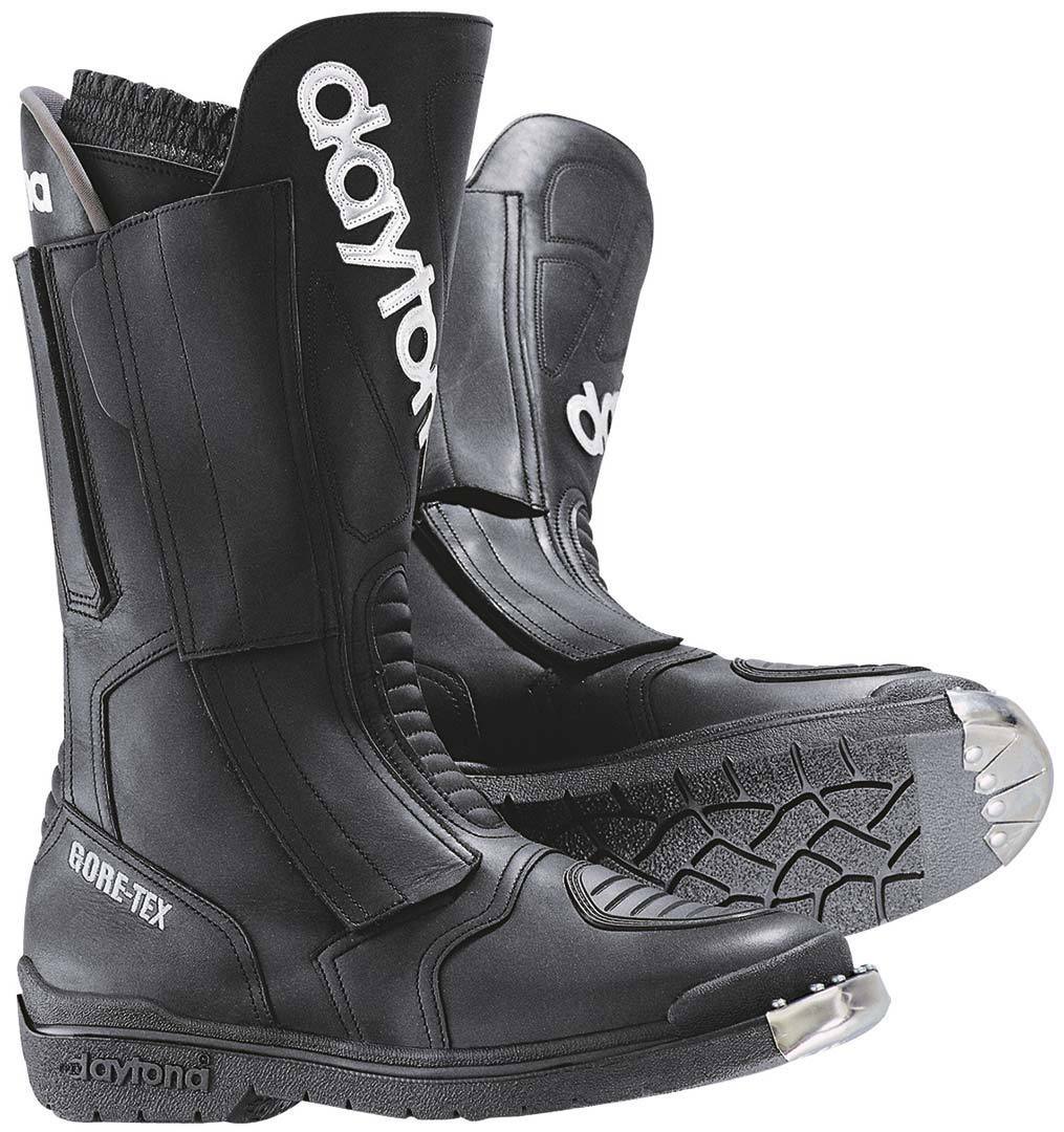 Daytona Trans Open GTX Gore-Tex vanntett motorsykkel støvler 38 Svart