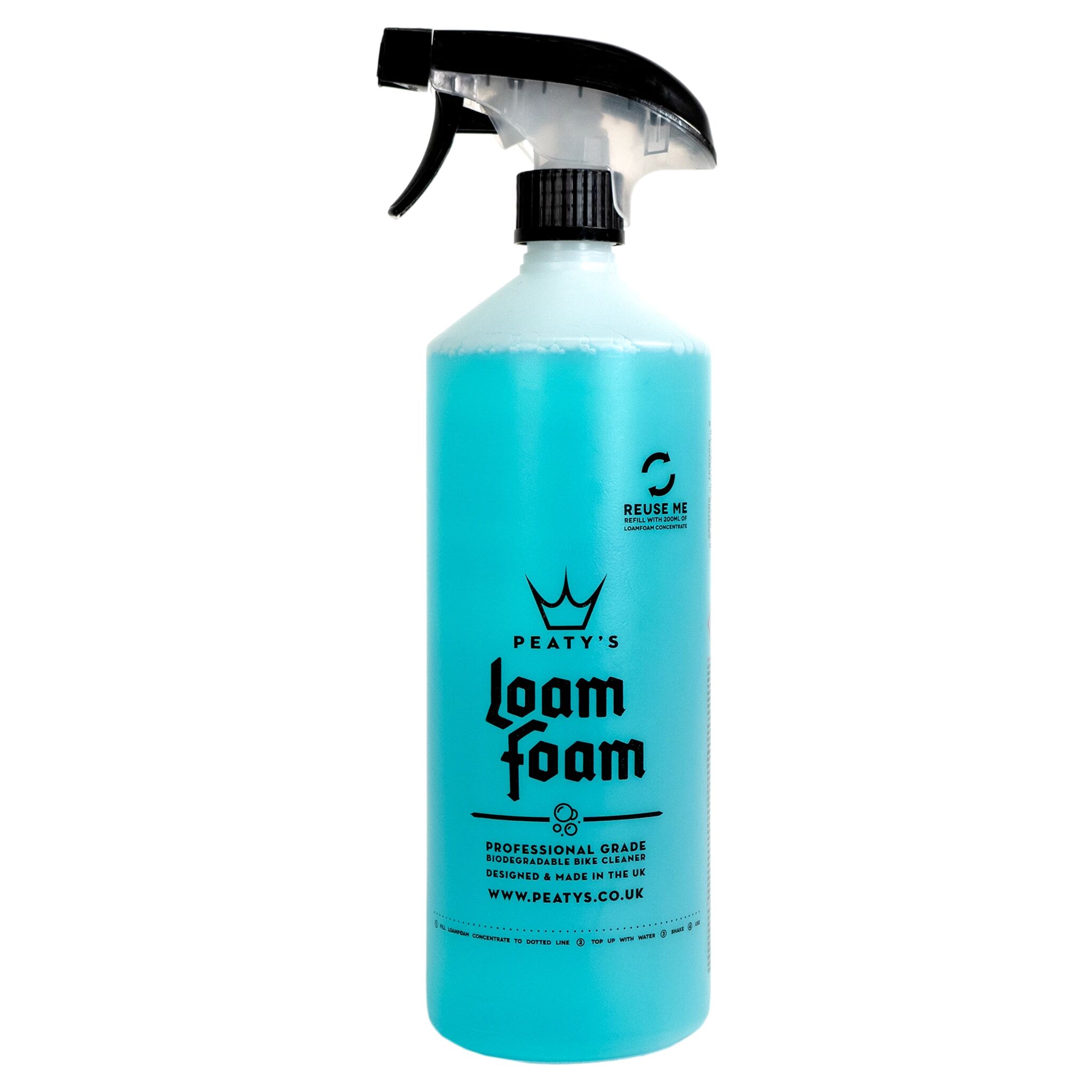 Peaty's LoamFoam Cleaner 1 liter, sykkelvask 1L STD