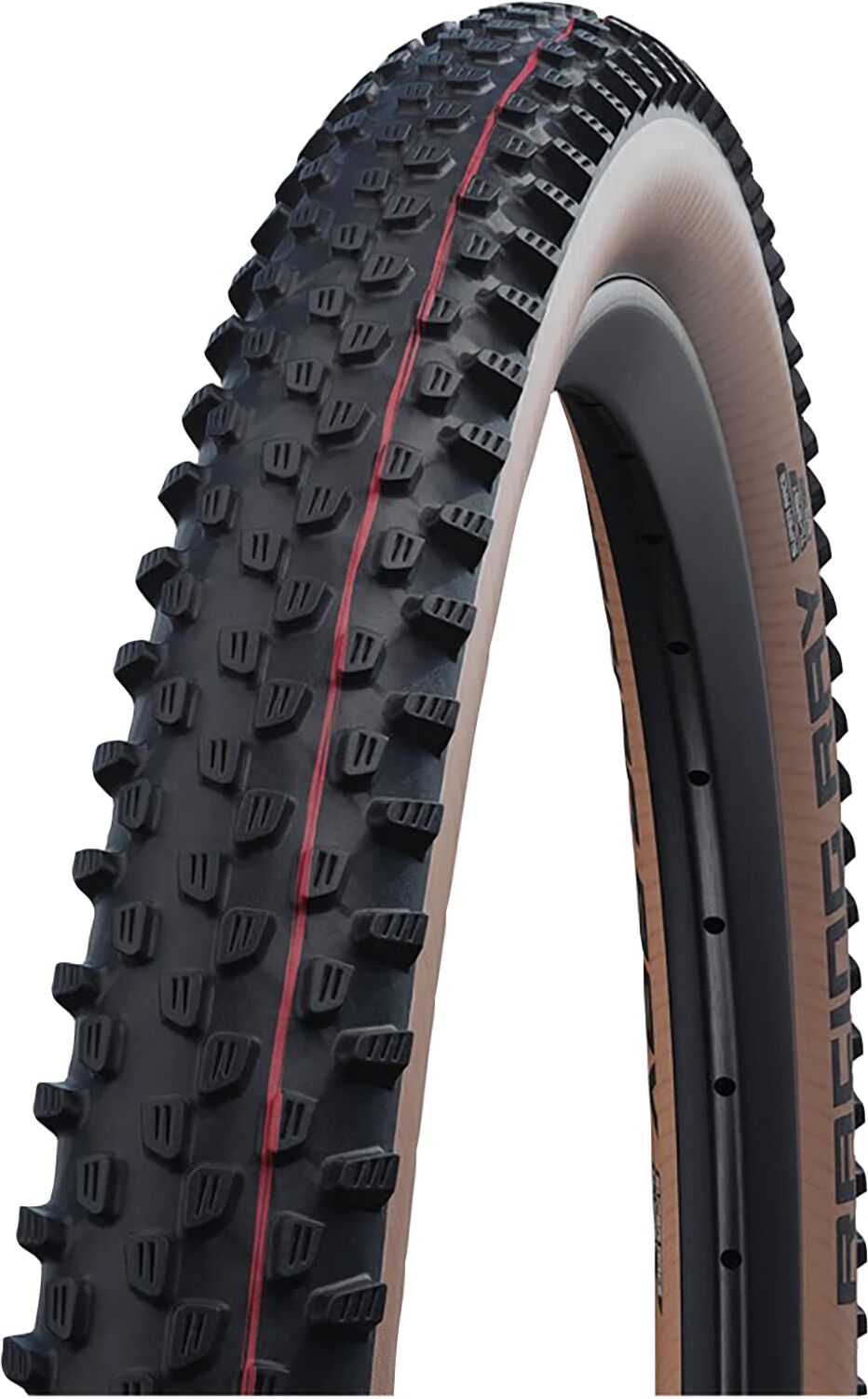 Schwalbe Racing Ray Folding tire 29 x 2,35 60-622, sykkeldekk STD Transparent-Skin