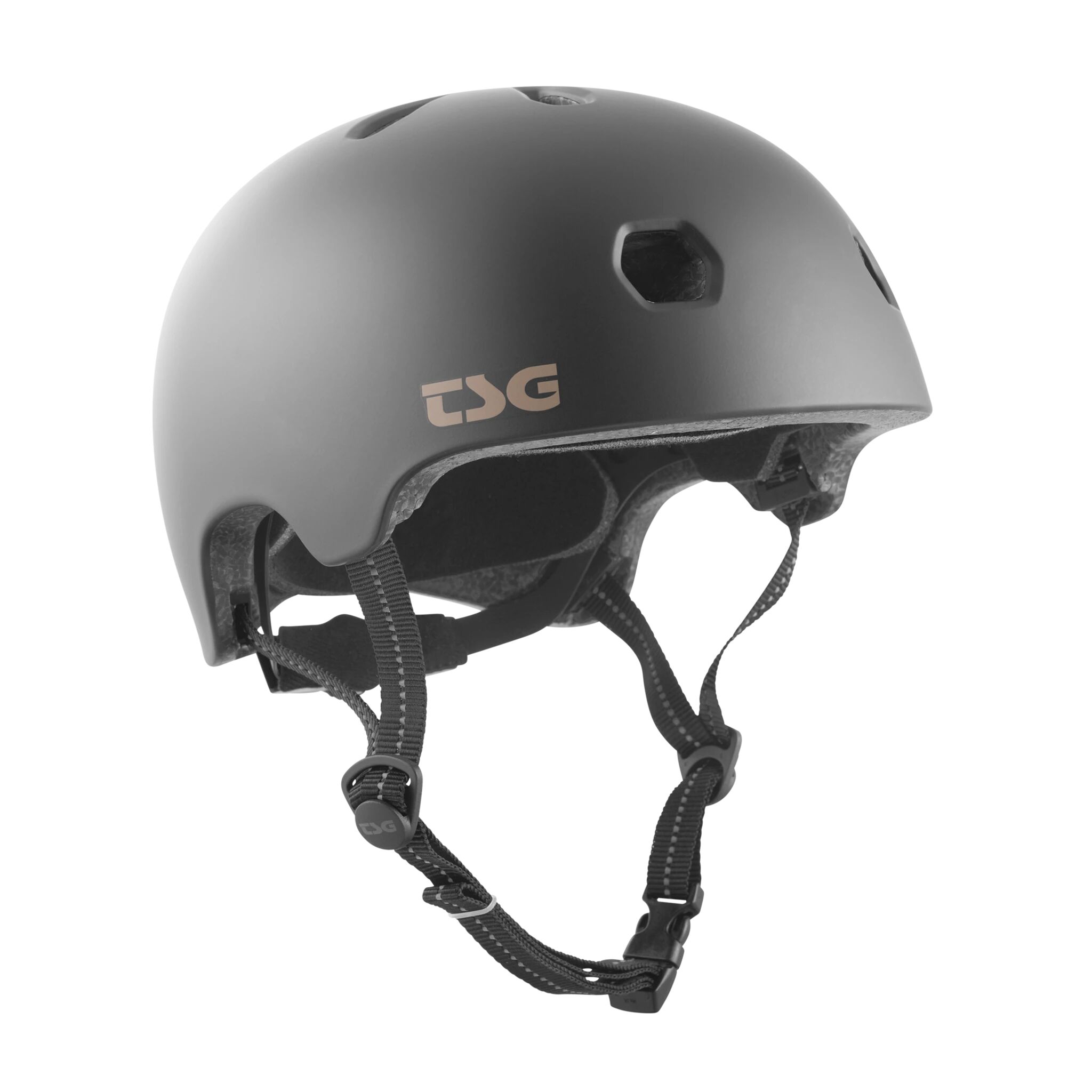 TSG Meta BMX helmet 21, sykkel- og skatehjelm, barn/junior JXXS/JXS (48-51cm) SatinBlack