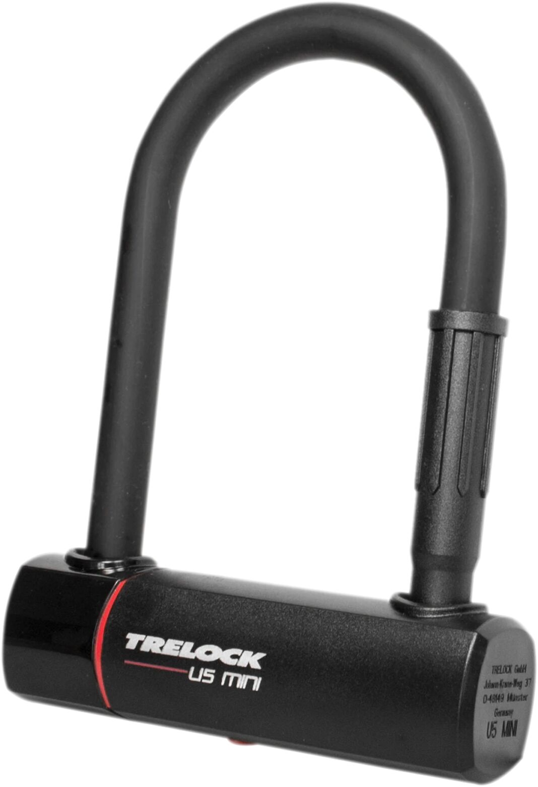 Trelock U5 Mini, bøylelås sykkel STD BLACK