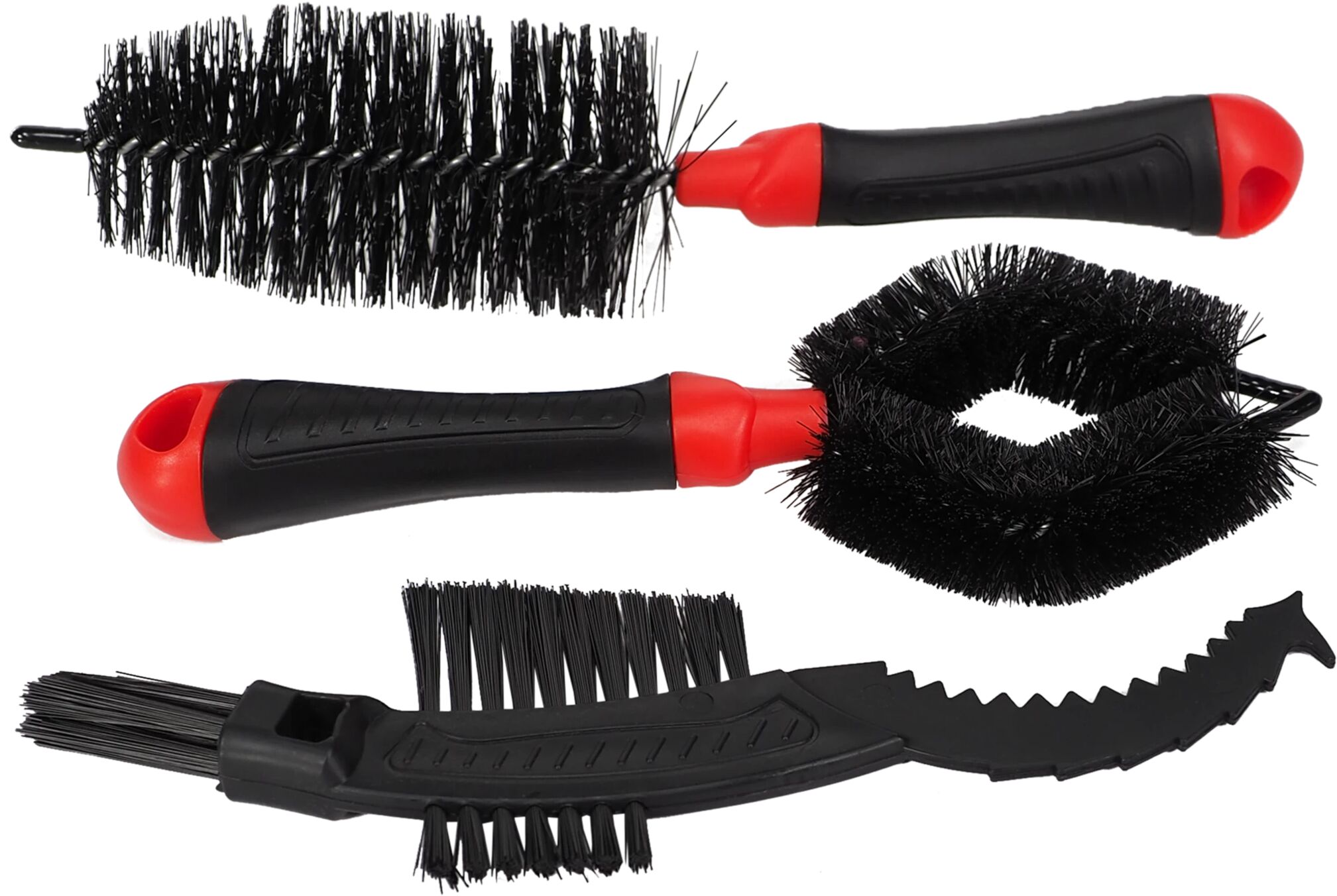 BITS Bike Clean Brush Set, rengjøringsbørster, 3 stk. STD BLACK