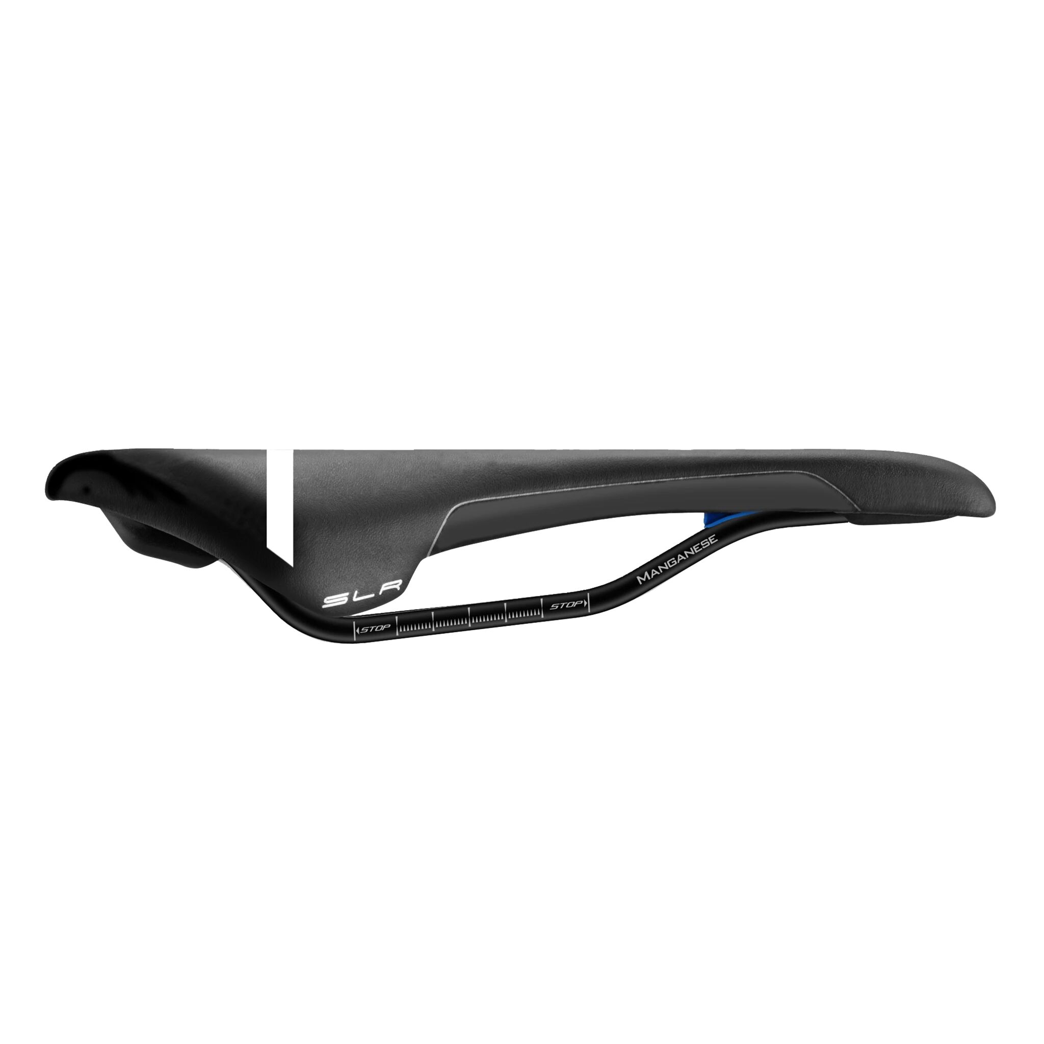 Selle Italia SLR Max Gel Flow LTD Titan, sykkelsete W145xL275 BLACK