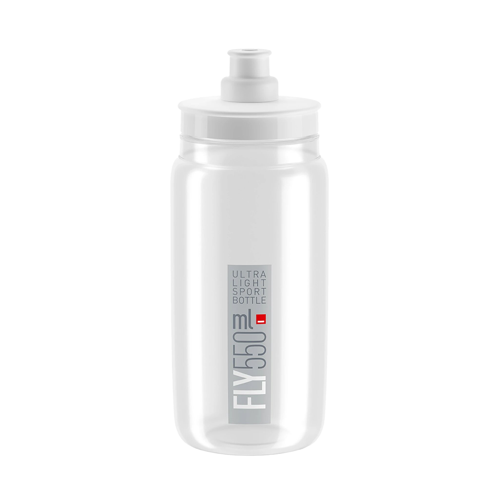 Elite Bottle Fly Clear 550 ML Logo Grey 550ML Clear