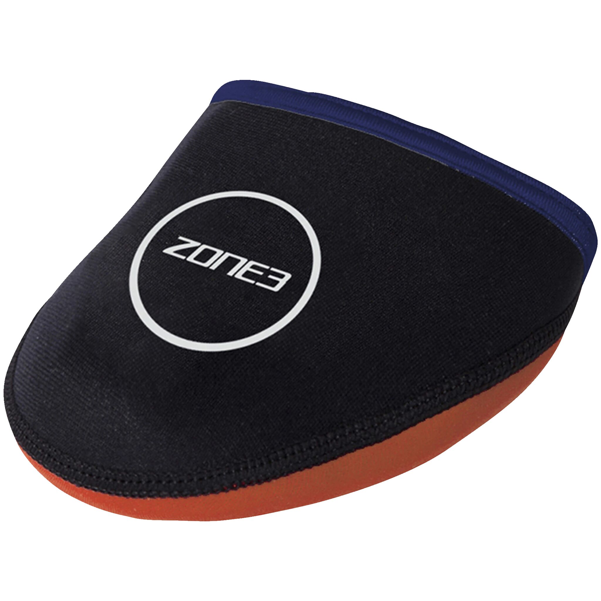 Zone3 Neoprene Cycle Shoe Toe Cap Warmers, skotupptrekk One Size BLACK/RED/WHITE