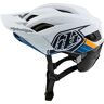 Troy Lee Designs Flowline Se Mips Badge Kask Rowerowyczarny Biały