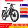 Shengmilo-bicicleta elétrica com motor Bafang  2000W  48V  bateria 17.5AH840WH  Shimano 7