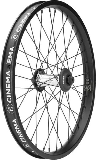 Cinema 888 FX 20" BMX Roda Dianteira (Black Rim/Polished Hub)