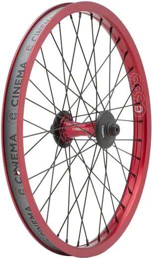 Cinema ZX 333 20" BMX Roda Dianteira (Vermelho)