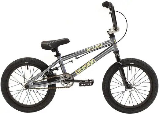 Division BMX Freestyle Division Blitzer 16" 2021 (Metal Grey/Polished)