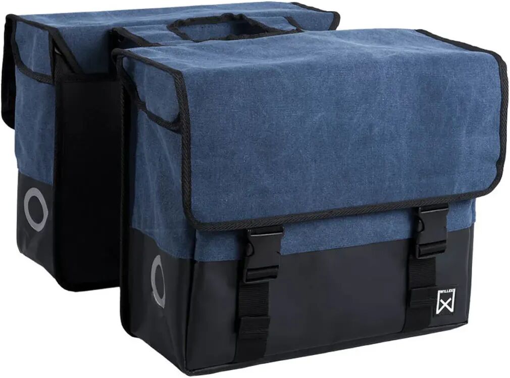 Willex Alforges de bicicleta 40 L azul e preto mate