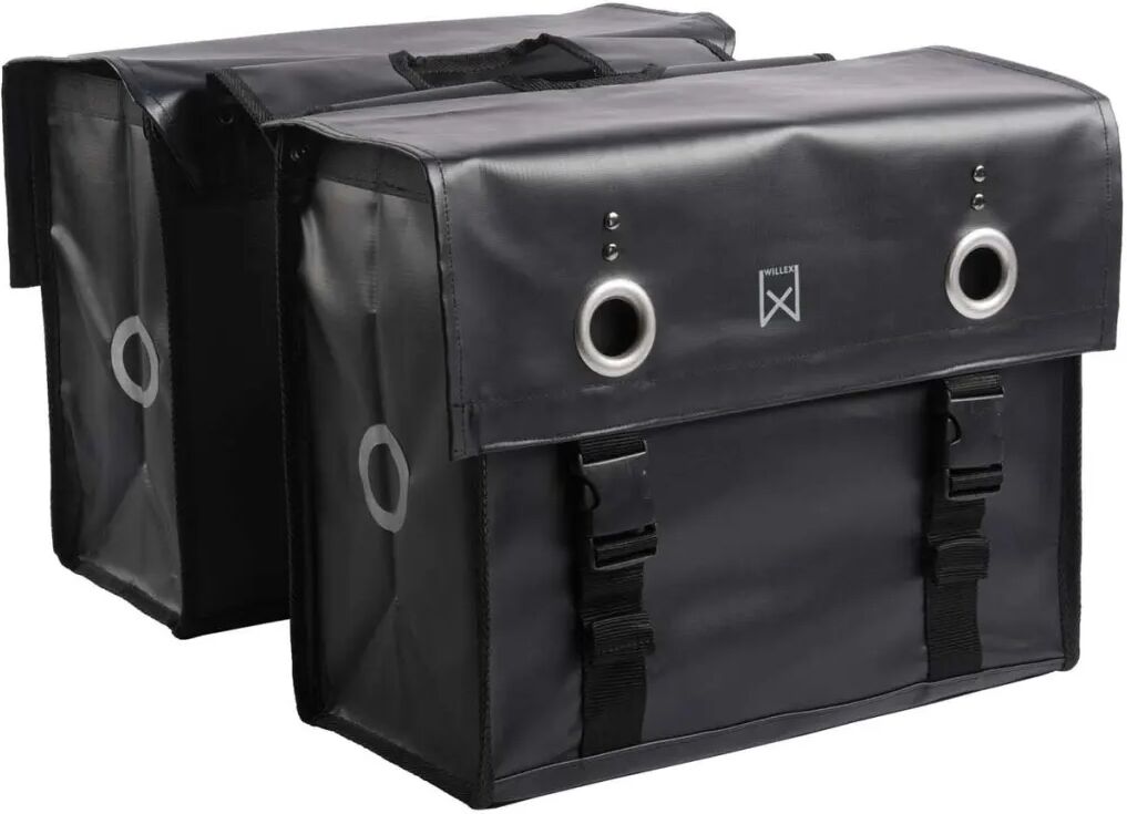 Willex Alforges de bicicleta 52 L lona preto mate