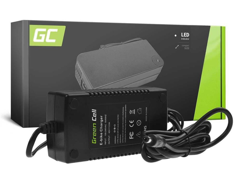 Green Cell Carregador Baterias Veiculos Eletricos 42v 2a