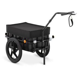 Uniprodo Transportvagn för cykel - 35 kg - Reflexer - Presenning