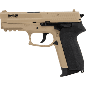 Swiss Arms MLE CO2 Metal Fixed Slide 6mm - Tan