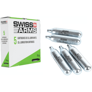 Swiss Arms CO2 Smörjmedelspatroner - 5st