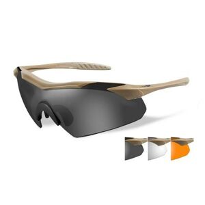 Wiley X WileyX Vapor Grey/Clear/Light Rust Tan Frame Kit