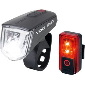 VDO ECO Light M90 + Red Plus Set of Lights, Bicycle light, Bike accessories