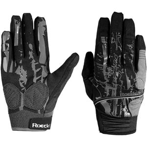 ROECKL Minaya Full Finger Gloves, black-grey Cycling Gloves, for men, size 7, Cycling gloves, Cycling clothes