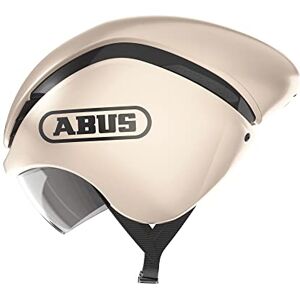 ABUS GameChanger TT Time Trial Helmet - Aerodynamic Cycling Helmet with Optimal Ventilation for Men and Women - gold, Size S