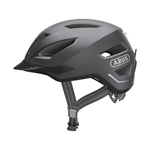 ABUS Pedelec 2.0 City Helmet - High Quality E-Bike Helmet with Tail Light for City Traffic - for Women and Men - dark grey, Size S
