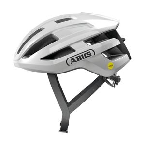 ABUS PowerDome MIPS road bike helmet - lightweight bike helmet with clever ventilation system and impact protection - Made in Italy - for men and women - white, size S