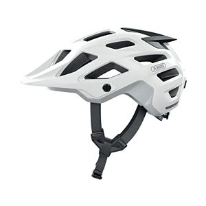 ABUS Moventor 2.0 MTB Helmet - high-comfort off-road bike helmet - all-mountain helmet, unisex - white, size L