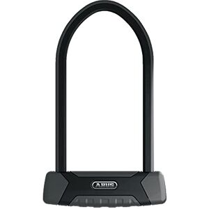 ABUS U-Shackle Lock Granit XPlus 540/160 + USH540-Holder - Bicycle Lock with Strong Parabolic Shackle - 230 mm Shackle Height - ABUS Security Level 15 - Black