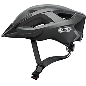 ABUS Aduro 2.0 City Helmet - Allround Bicycle Helmet in Sportive Design for City Traffic - for Women and Men - Dark Grey, Size L