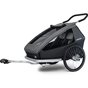 Croozer, Kid Keeke 2, Bicycle Trailer For Children, Mountain Grey, Ns, Unisex-Adult