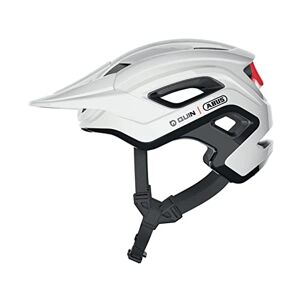 ABUS CliffHanger MTB helmet - bike helmet for demanding trails - with large ventilation openings & TriVider strap system - for men and women - white, size S