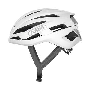 ABUS StormChaser ACE Racing Bicycle Helmet - Lightweight Road Bike Helmet for Bike Racing, Gravelbike Touring and Cyclocross for Women and Men - Size L, White