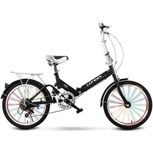 OLLWBYDM Foldable Bicycle 20 Inch Adult Single Speed ??Light Portable Men And Women Shock Absorber Bicycle Child Bicycle Child Folding Bicycle