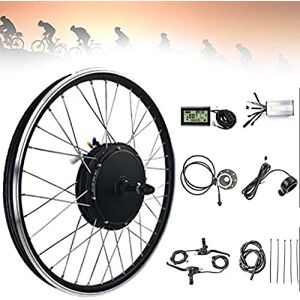 Generic Bicycle Motor Conversion Kit Electric Bicycle Wheel Kit 20"/24"/26"/27.5"/28"/29"/700C Front Wheel E-Bike Conversion Kit With Intelligent Controller Lcd3 Display For Road Bike,48V/1000W,27.5Inch,Coll