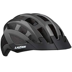 Lazer Compact Mens Cycling Helmet - Titanium, One Size/Bicycle Cycle Biking Bike Road Mountain MTB Adult Head Safety Guard Skull Protection Breathable Cool Air Vent Commute Riding Ride Wear
