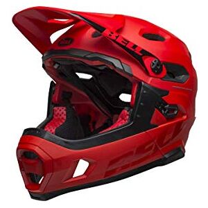 Bell Unisex - Adults SUPER DH MIPS Helmet - Mat/Gloss Crimson/Black, S