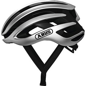 ABUS AirBreaker Racing Bike Helmet - High-End Bike Helmet for Professional Cycling - Unisex, for Men and Women - Silver, Size S