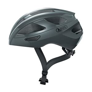 ABUS Macator Racing Bike Helmet - Sporty Bicycle Helmet for Beginners - for Women and Men - Grey, Size L